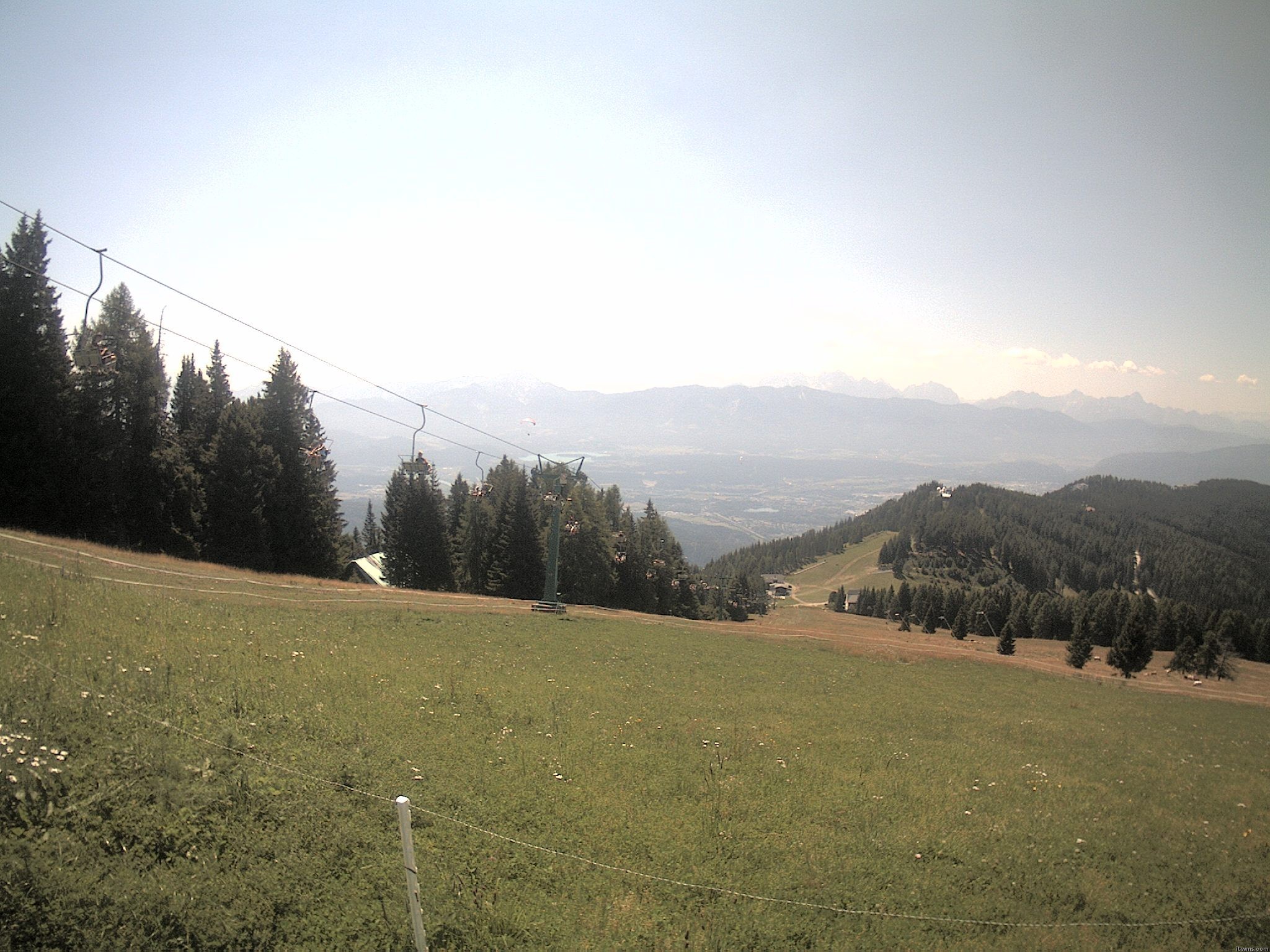 Archiv Foto Webcam Ochsengarten Übungslift (Gerlitzen)