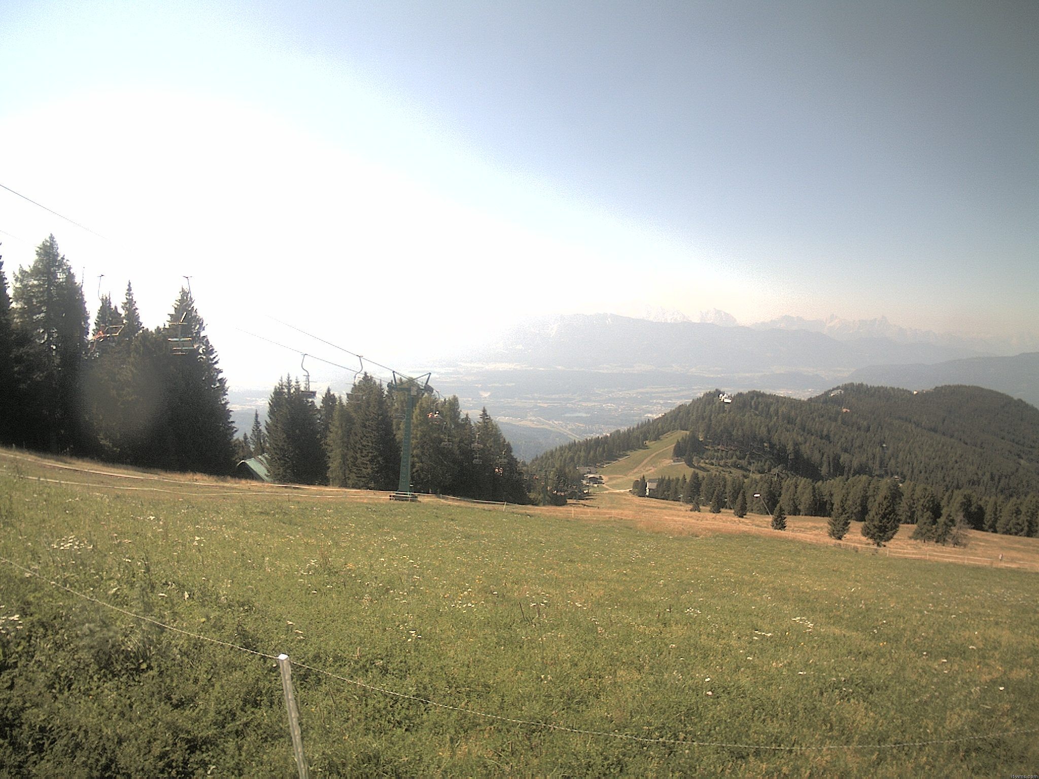 Archiv Foto Webcam Ochsengarten Übungslift (Gerlitzen)