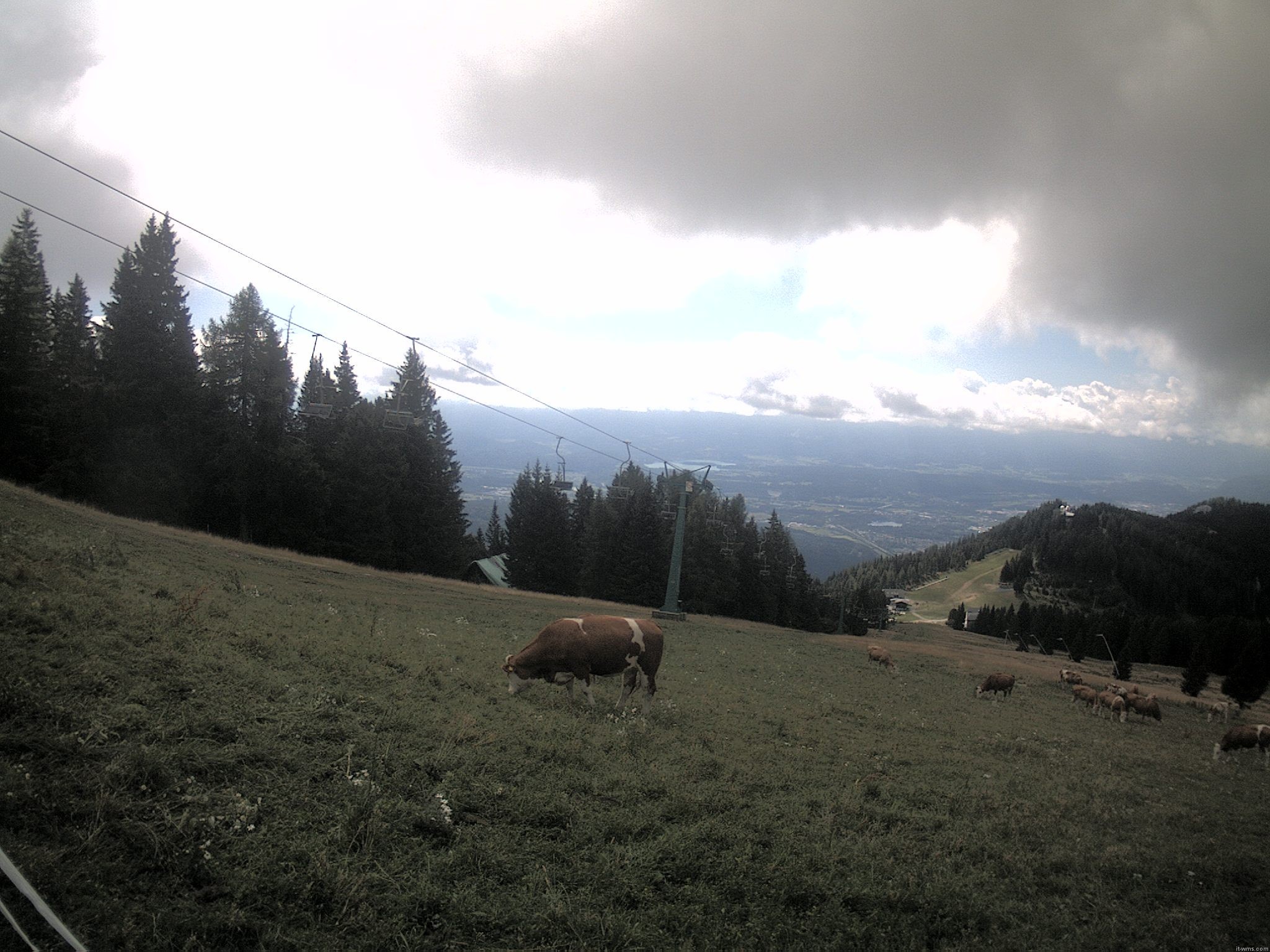 Archiv Foto Webcam Ochsengarten Übungslift (Gerlitzen)