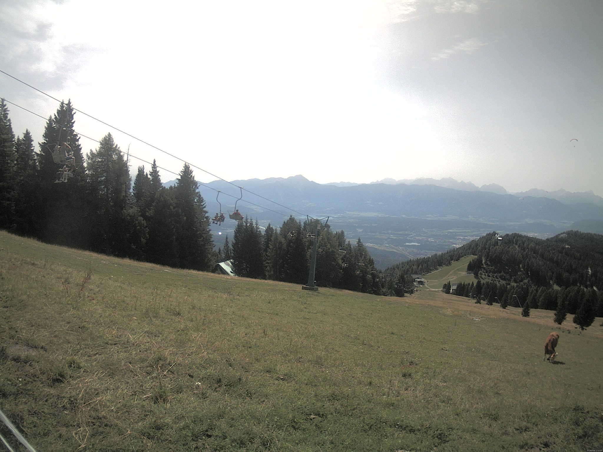 Archiv Foto Webcam Ochsengarten Übungslift (Gerlitzen)