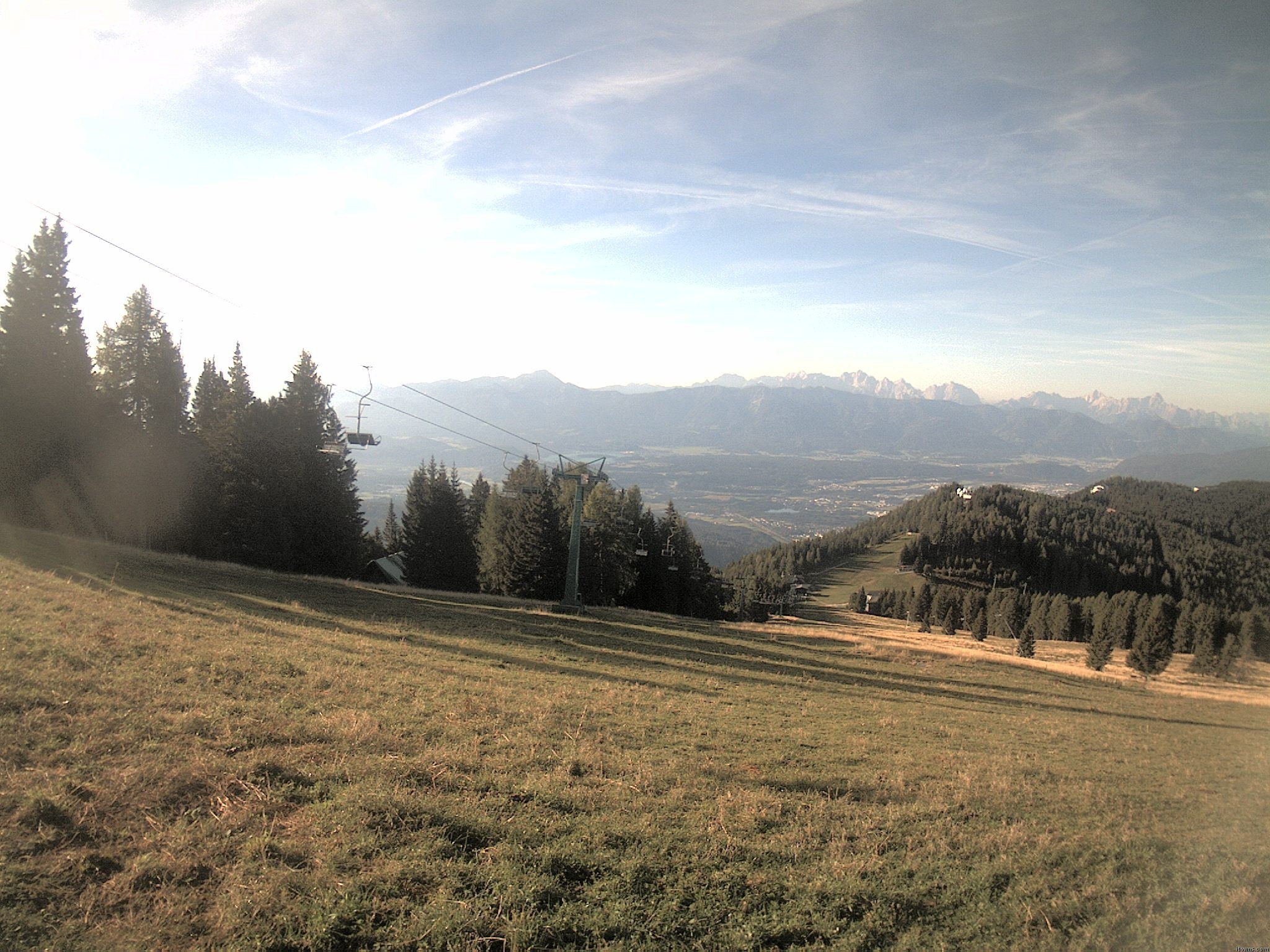 Archiv Foto Webcam Ochsengarten Übungslift (Gerlitzen)