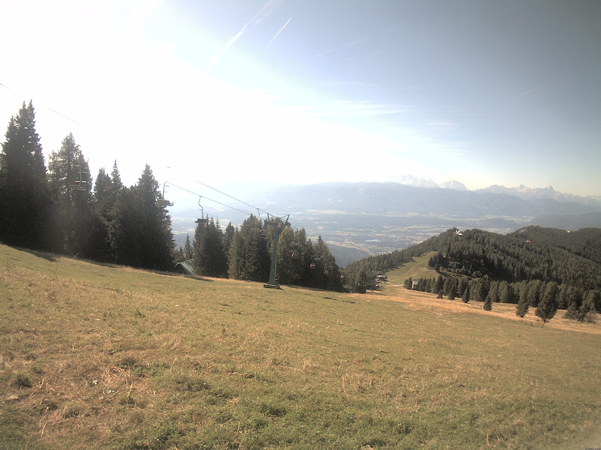 Archiv Foto Webcam Ochsengarten Übungslift (Gerlitzen)