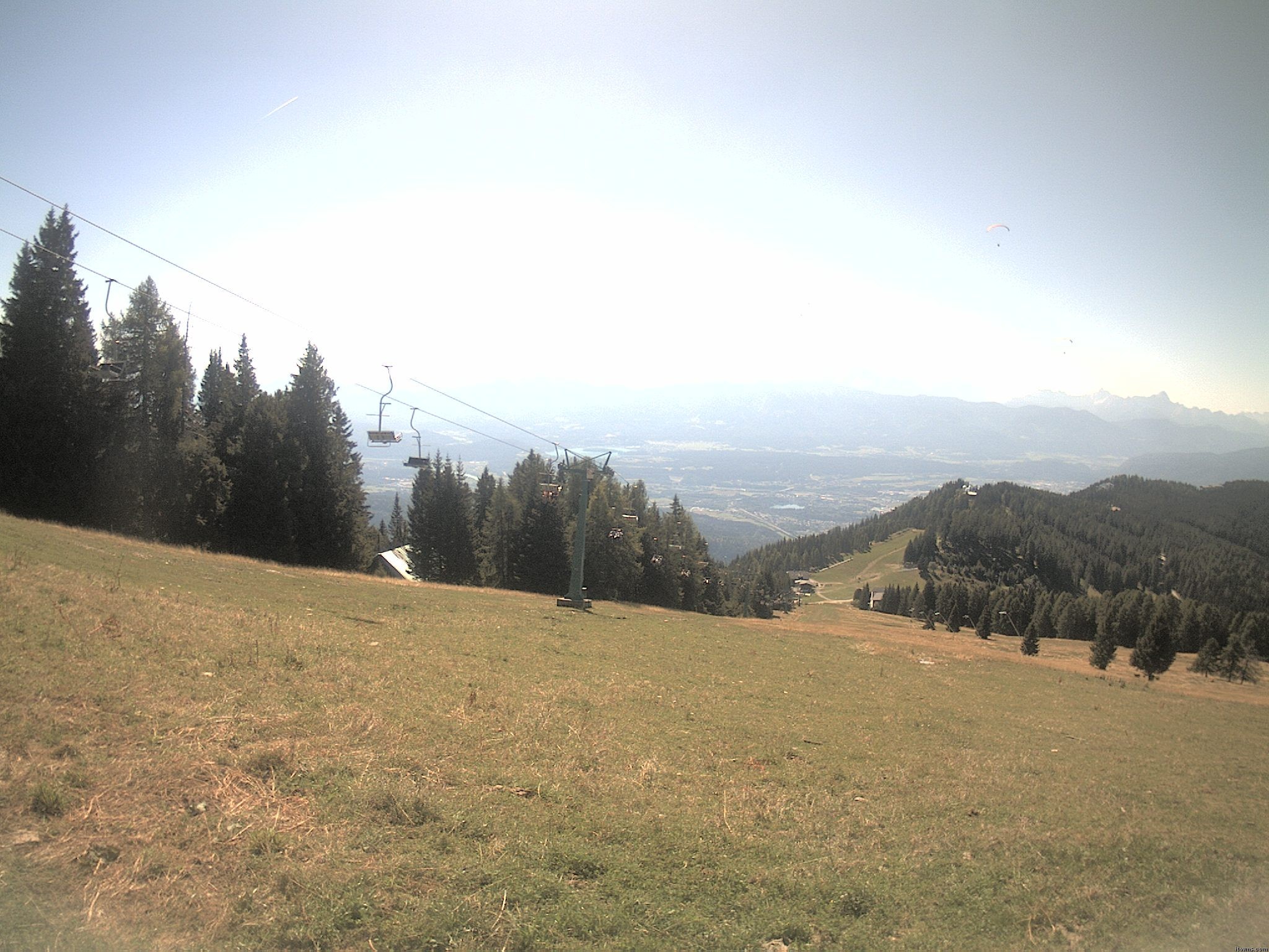 Archiv Foto Webcam Ochsengarten Übungslift (Gerlitzen)