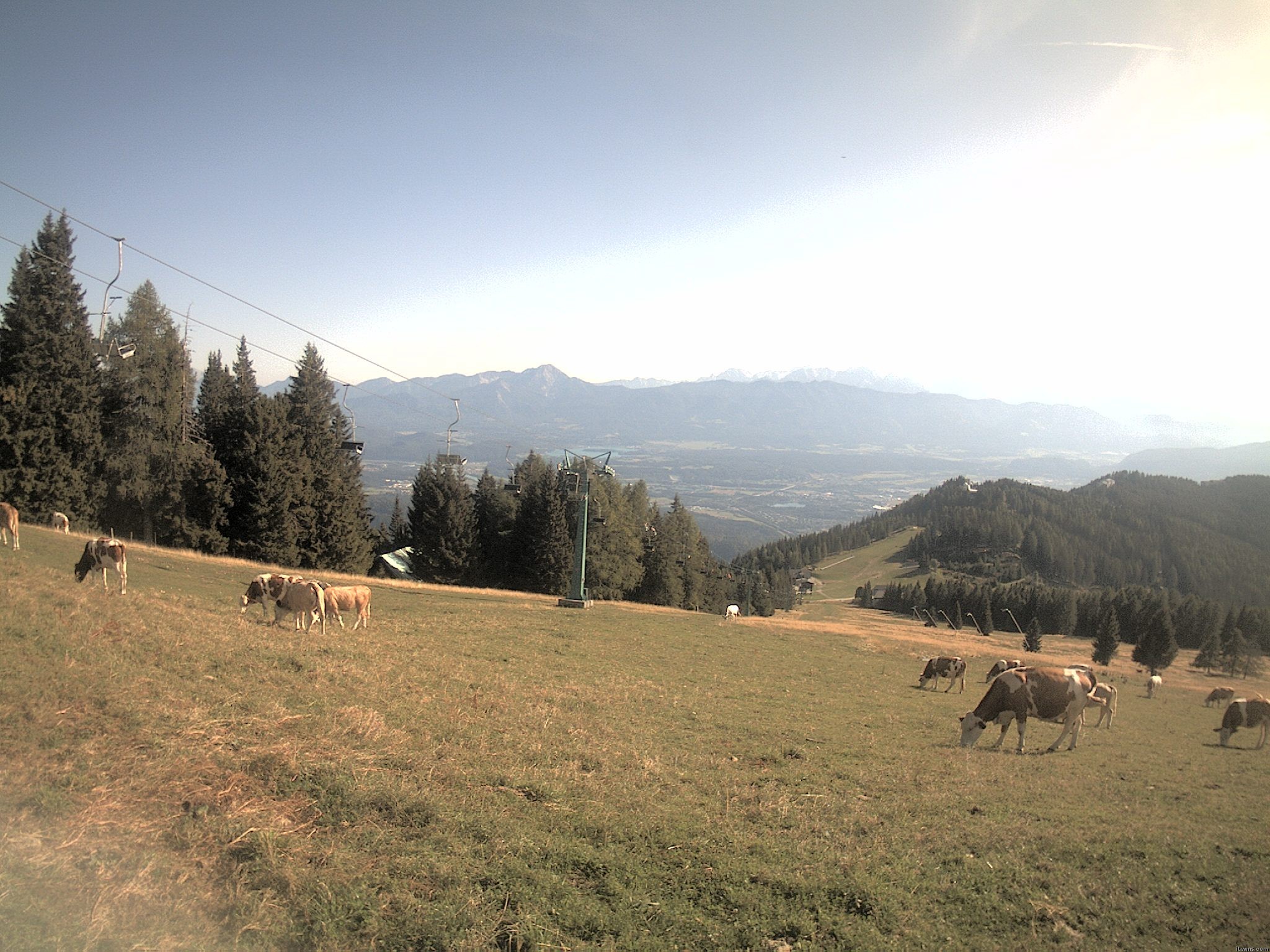 Archiv Foto Webcam Ochsengarten Übungslift (Gerlitzen)