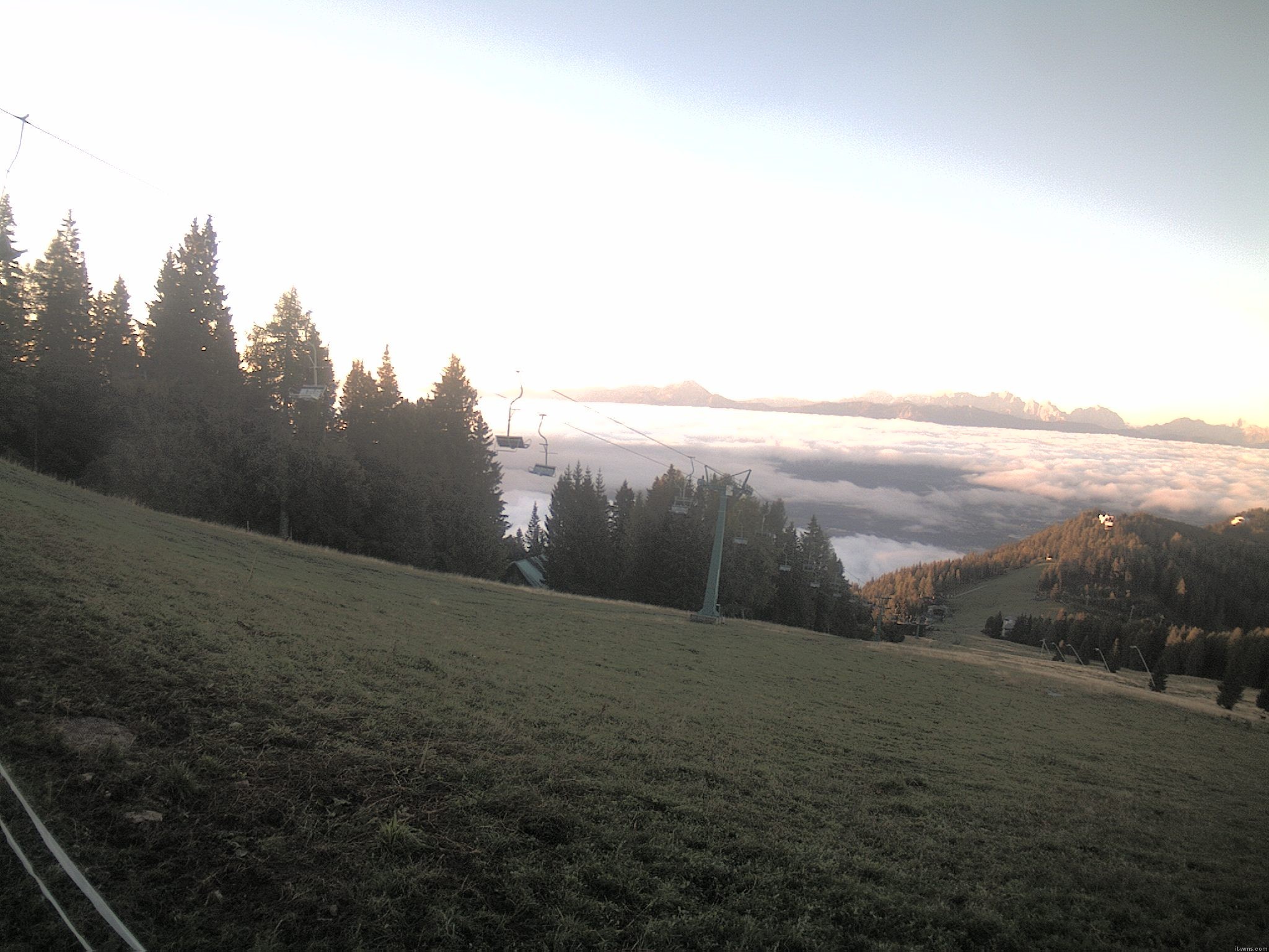 Archiv Foto Webcam Ochsengarten Übungslift (Gerlitzen)