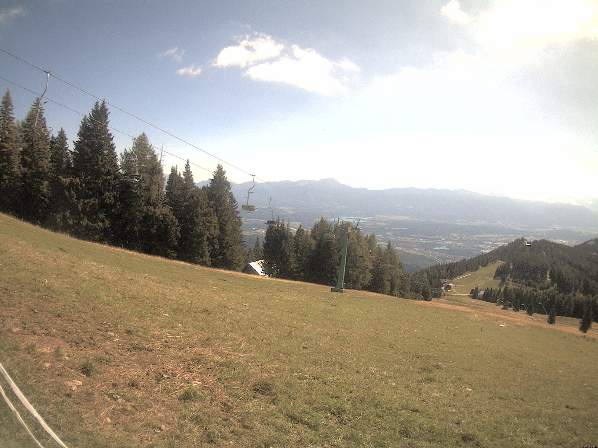 Archiv Foto Webcam Ochsengarten Übungslift (Gerlitzen)