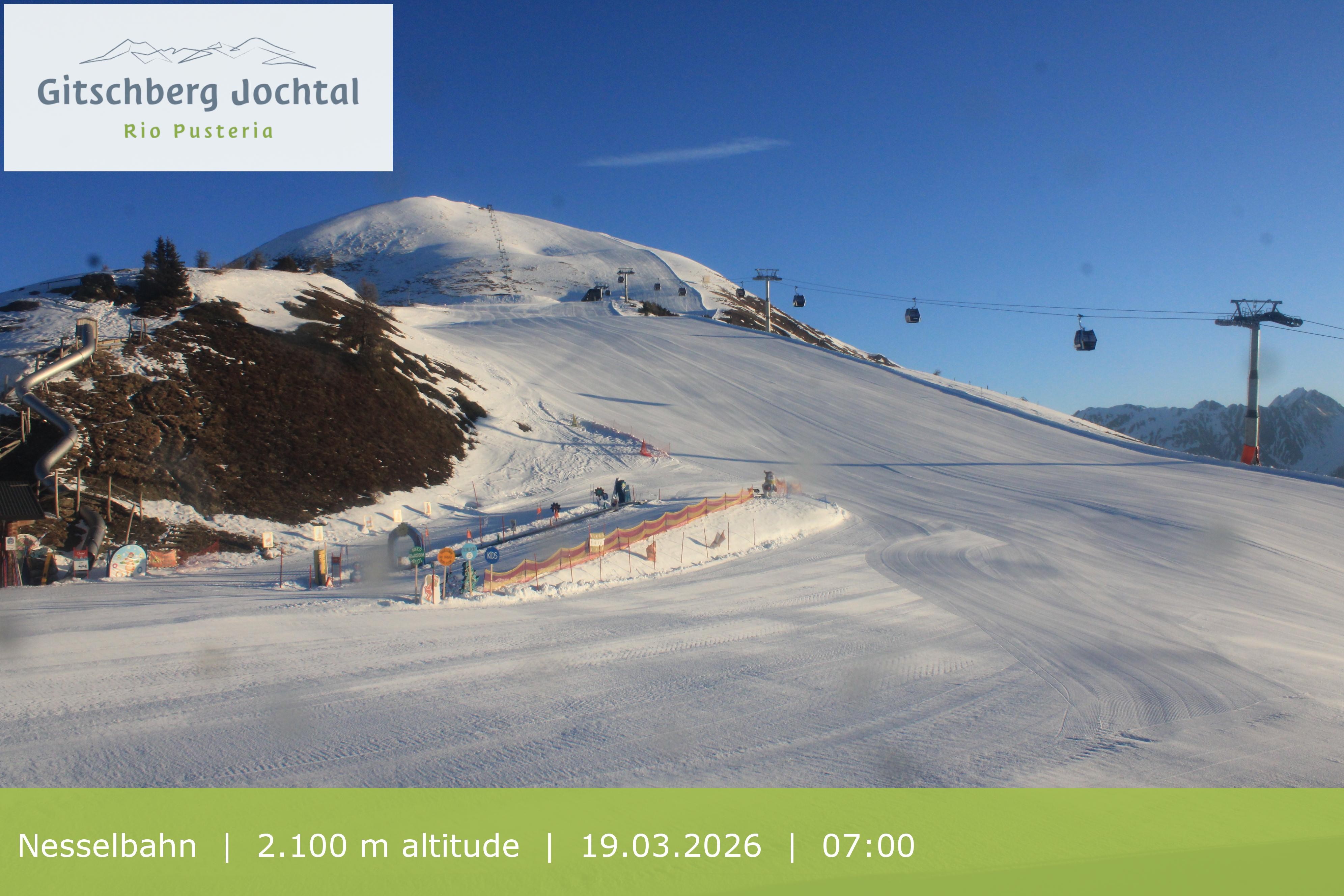 Archived image Webcam Gitschberg Mountain, South Tyrol