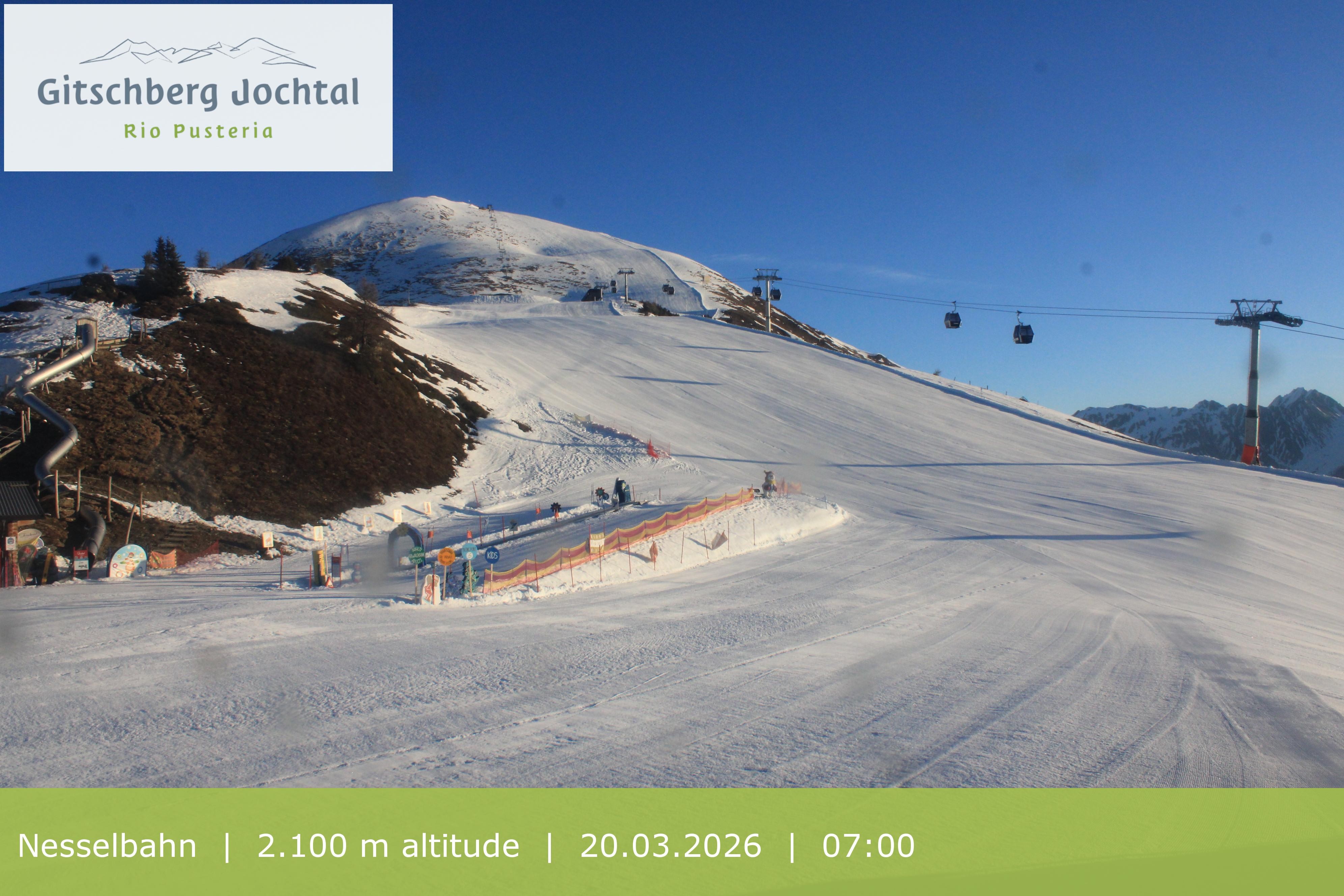 Archived image Webcam Gitschberg Mountain, South Tyrol
