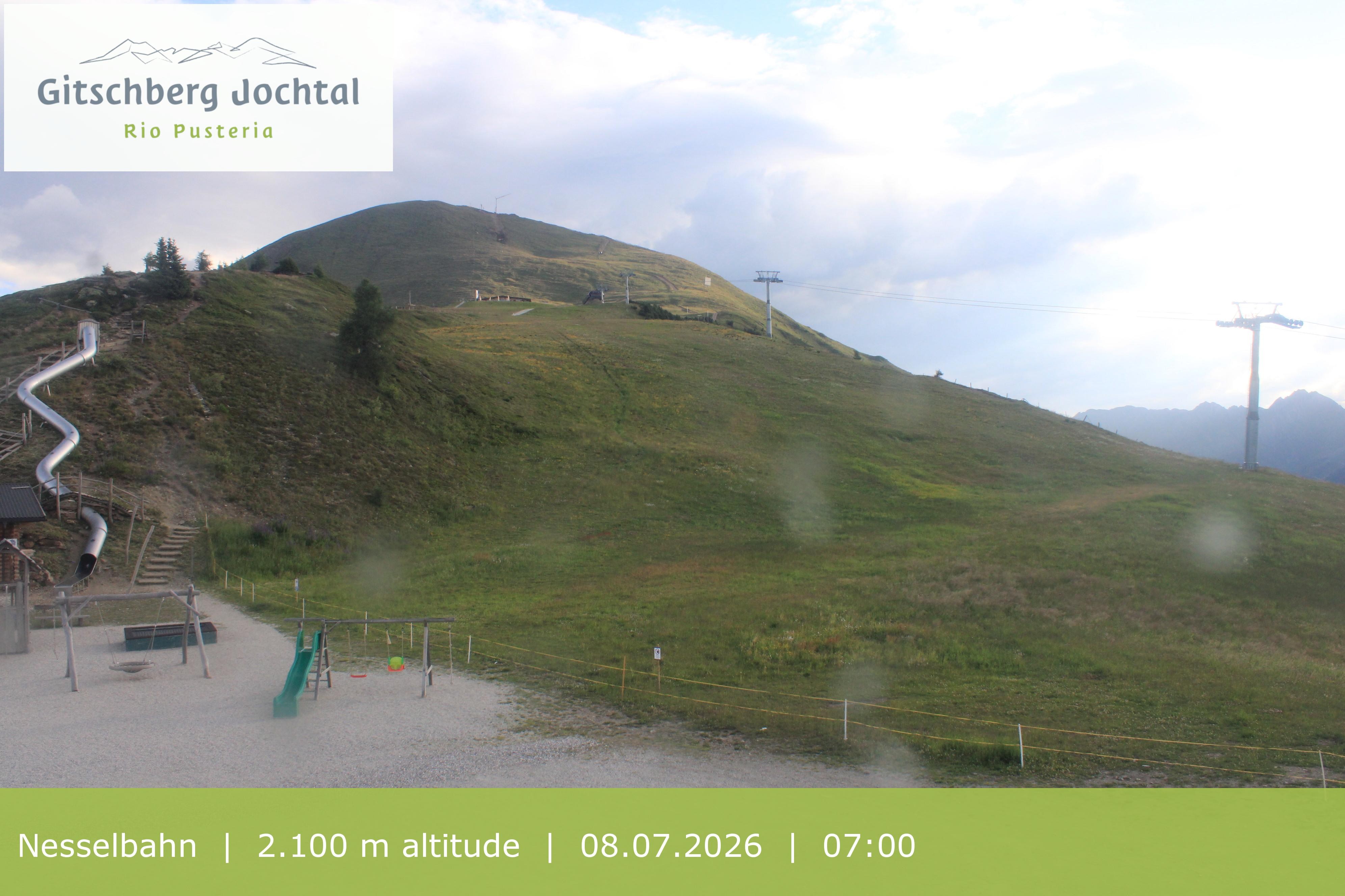 Archived image Webcam Gitschberg Mountain, South Tyrol
