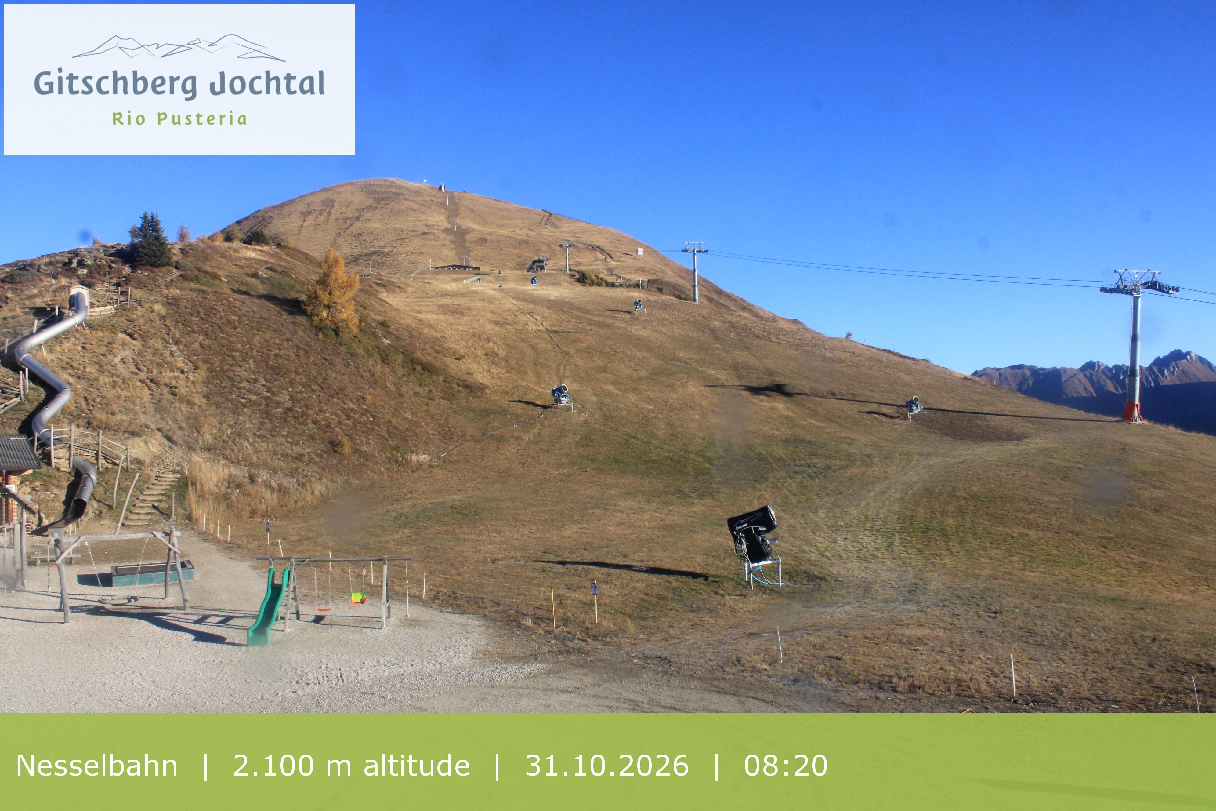 Archived image Webcam Gitschberg Mountain, South Tyrol