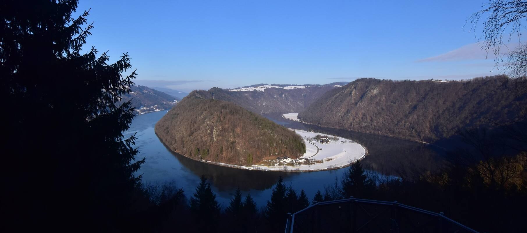 Archiv Foto Webcam Schlögener Schlinge im Oberen Donautal