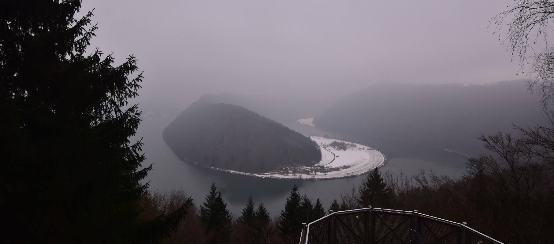 Archiv Foto Webcam Schlögener Schlinge im Oberen Donautal