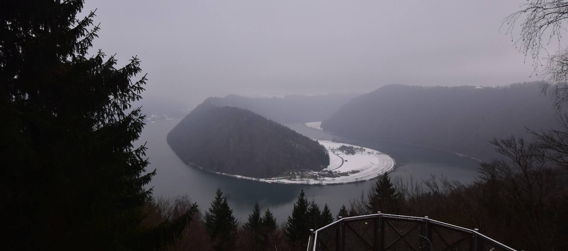 Archiv Foto Webcam Schlögener Schlinge im Oberen Donautal