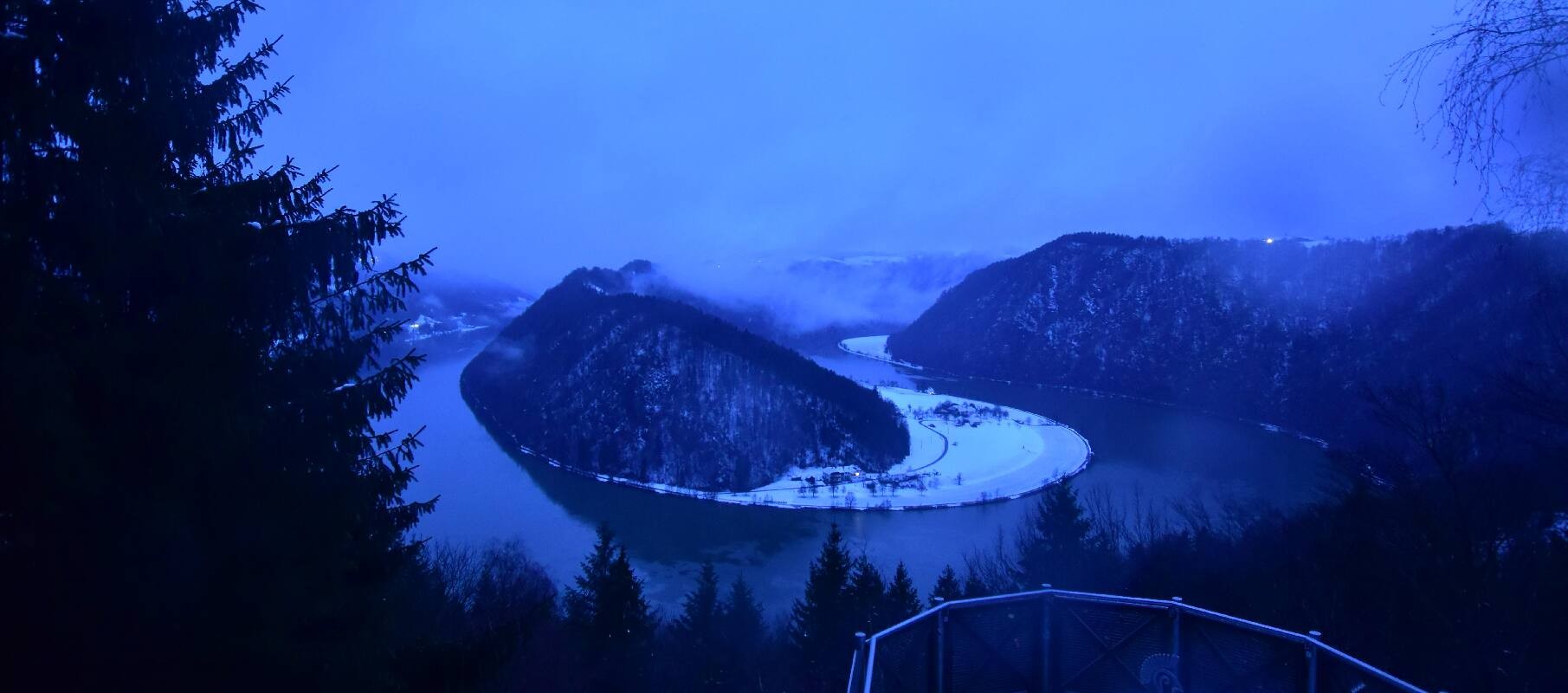 Archiv Foto Webcam Schlögener Schlinge im Oberen Donautal