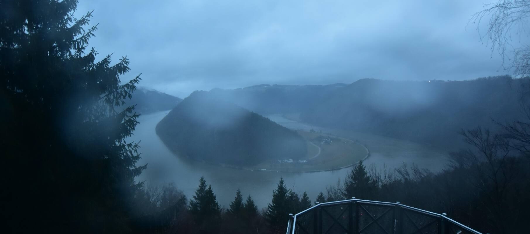 Archiv Foto Webcam Schlögener Schlinge im Oberen Donautal