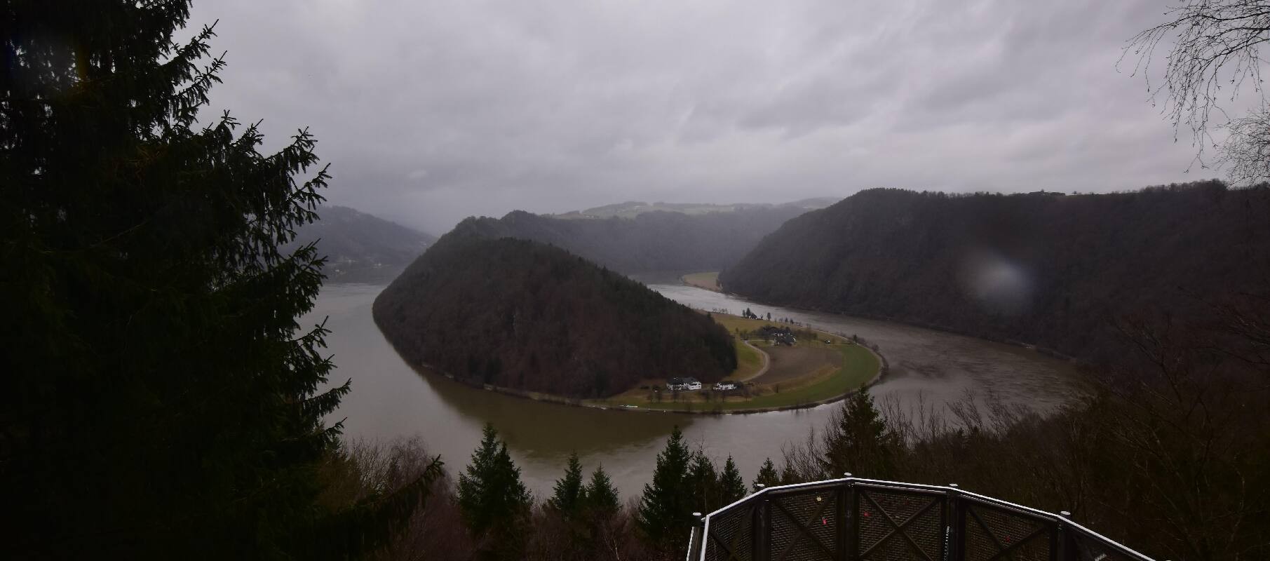 Archiv Foto Webcam Schlögener Schlinge im Oberen Donautal