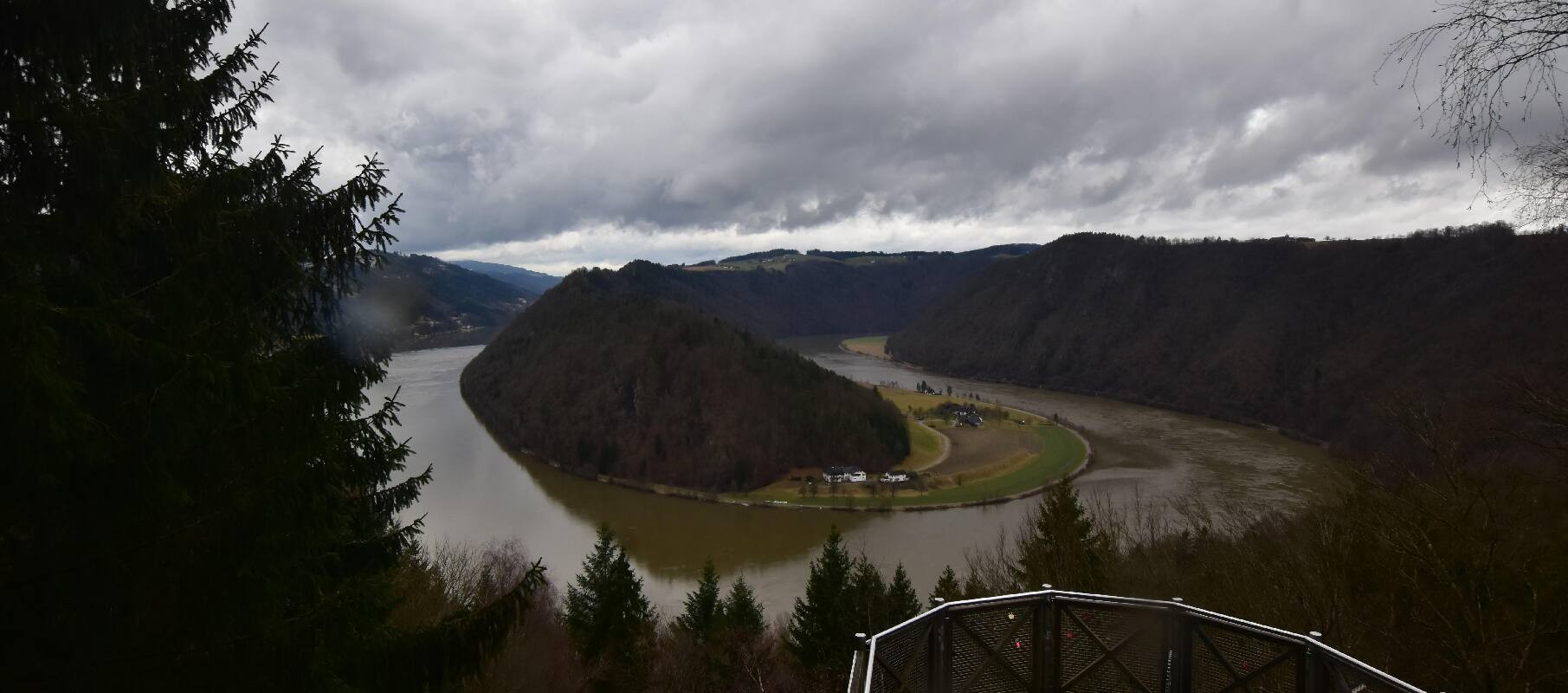 Archiv Foto Webcam Schlögener Schlinge im Oberen Donautal