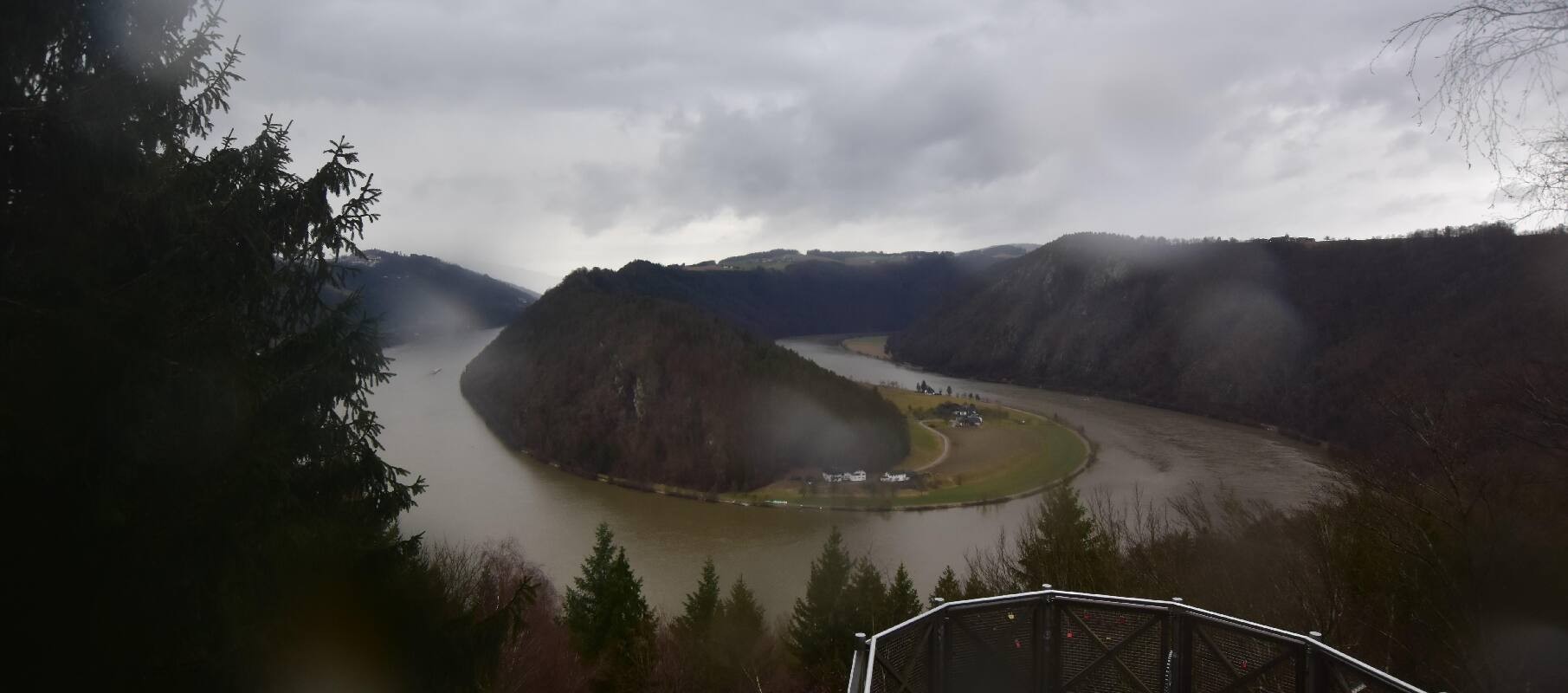 Archiv Foto Webcam Schlögener Schlinge im Oberen Donautal