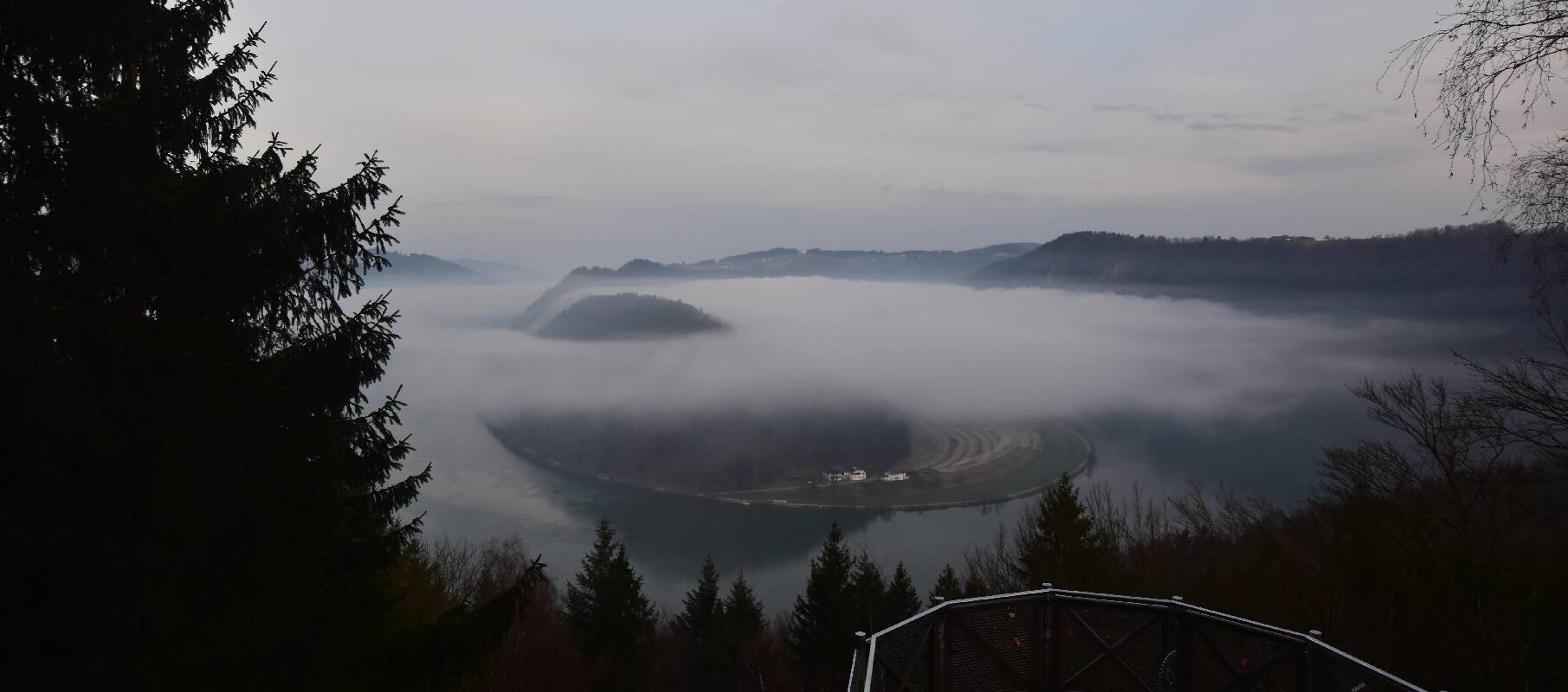 Archiv Foto Webcam Schlögener Schlinge im Oberen Donautal