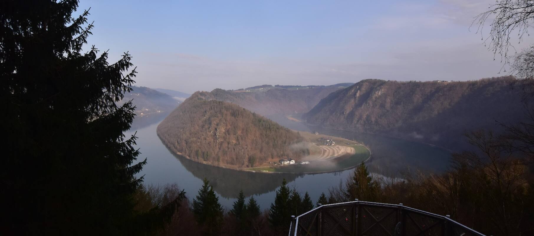 Archiv Foto Webcam Schlögener Schlinge im Oberen Donautal