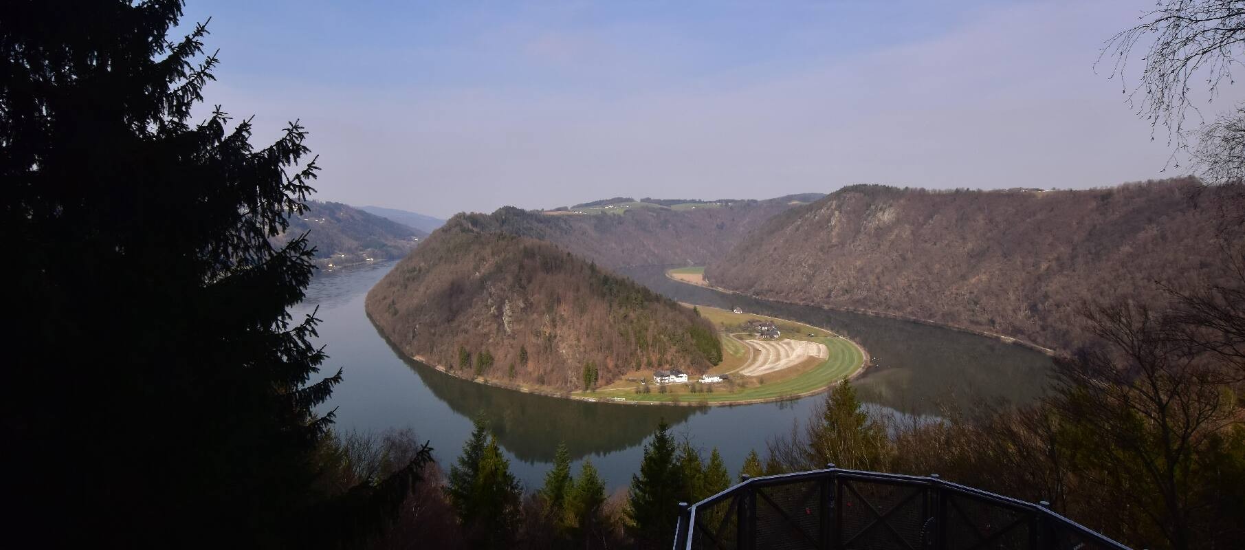 Archiv Foto Webcam Schlögener Schlinge im Oberen Donautal