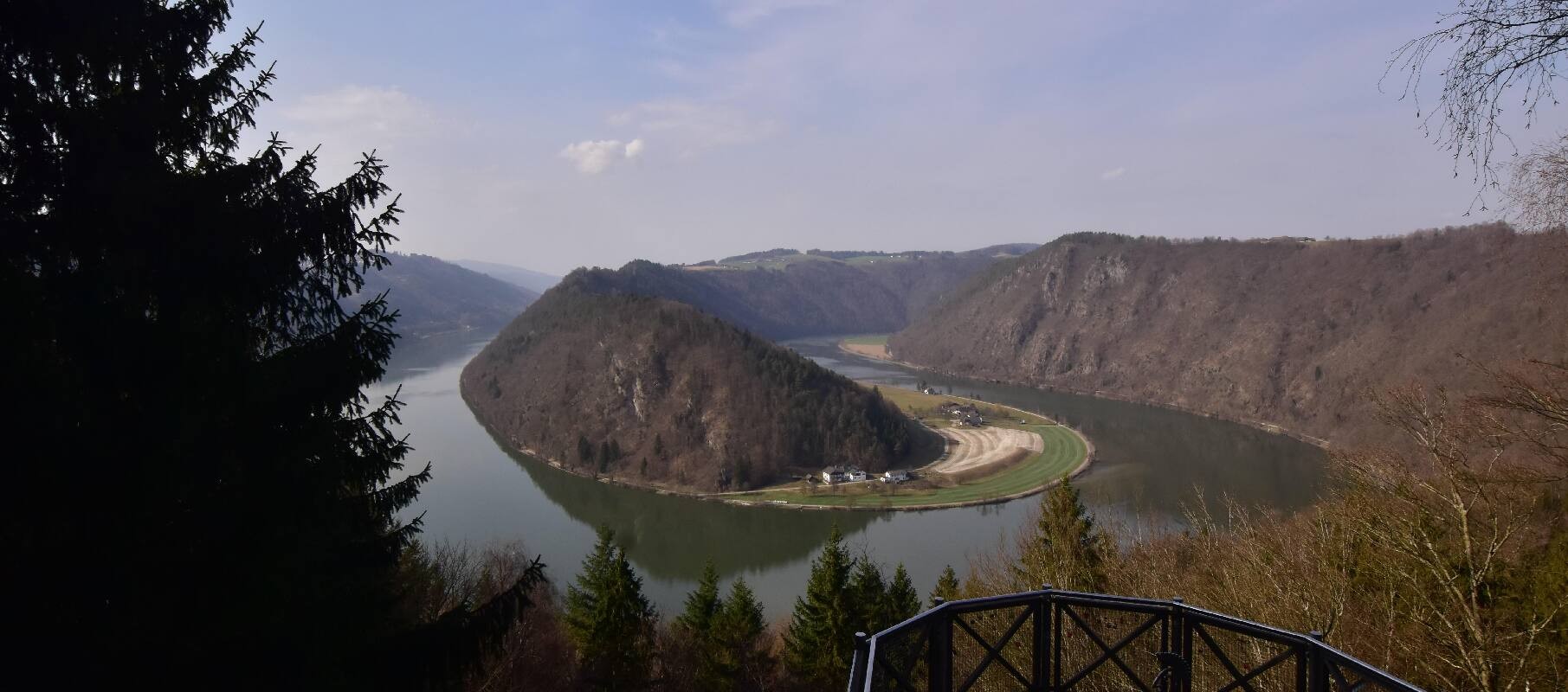 Archiv Foto Webcam Schlögener Schlinge im Oberen Donautal