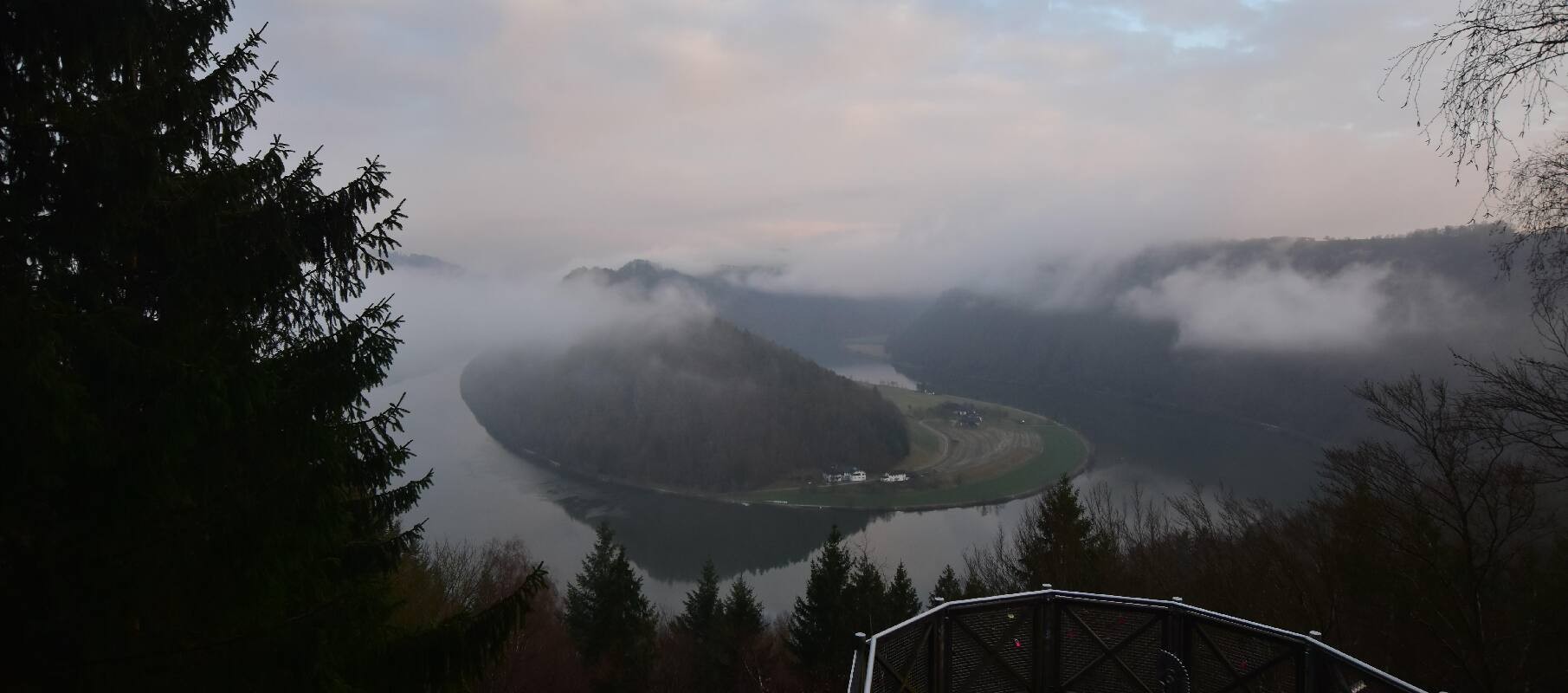 Archiv Foto Webcam Schlögener Schlinge im Oberen Donautal