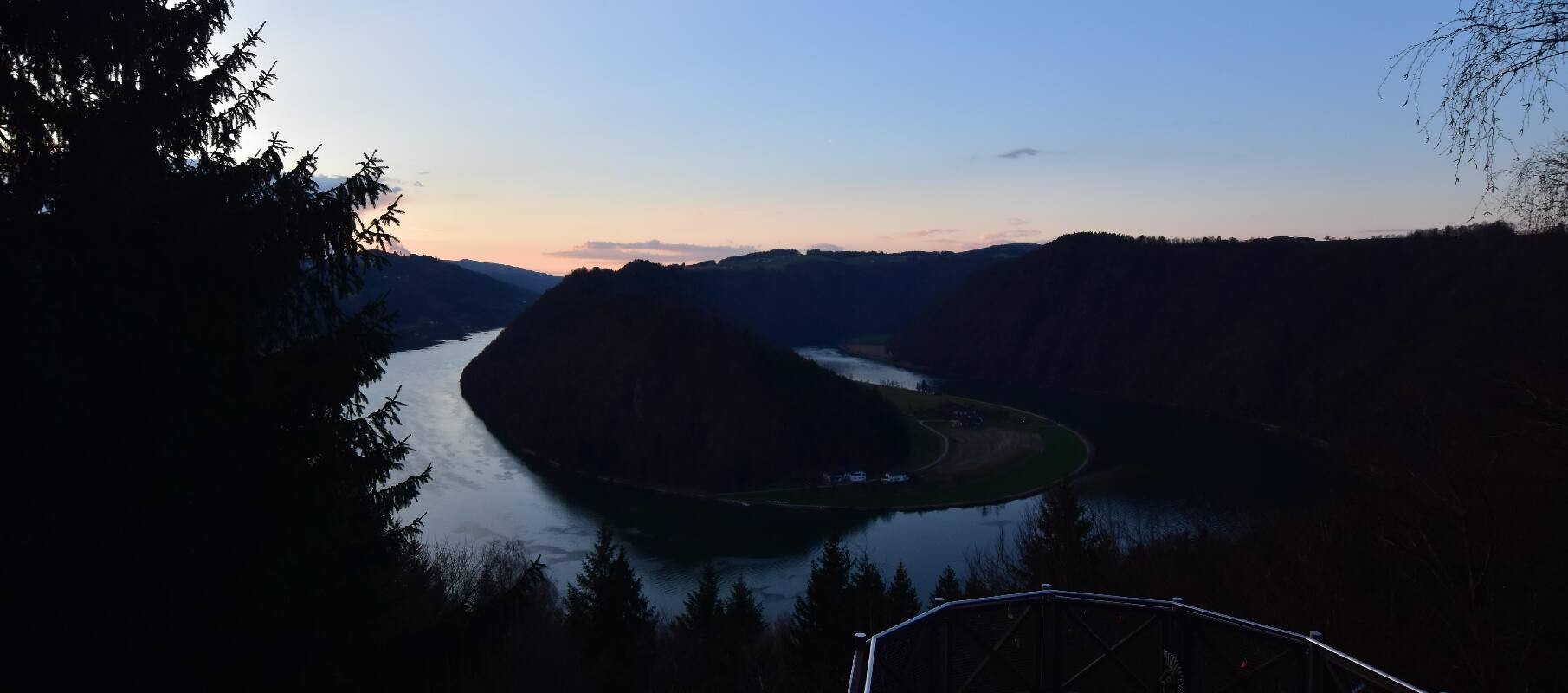 Archiv Foto Webcam Schlögener Schlinge im Oberen Donautal