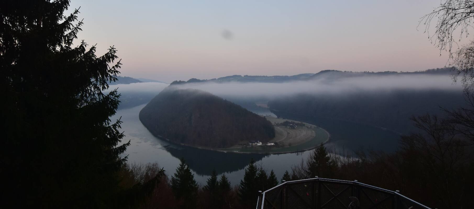 Archiv Foto Webcam Schlögener Schlinge im Oberen Donautal