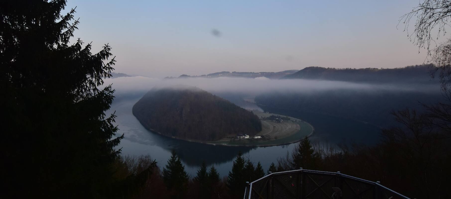 Archiv Foto Webcam Schlögener Schlinge im Oberen Donautal