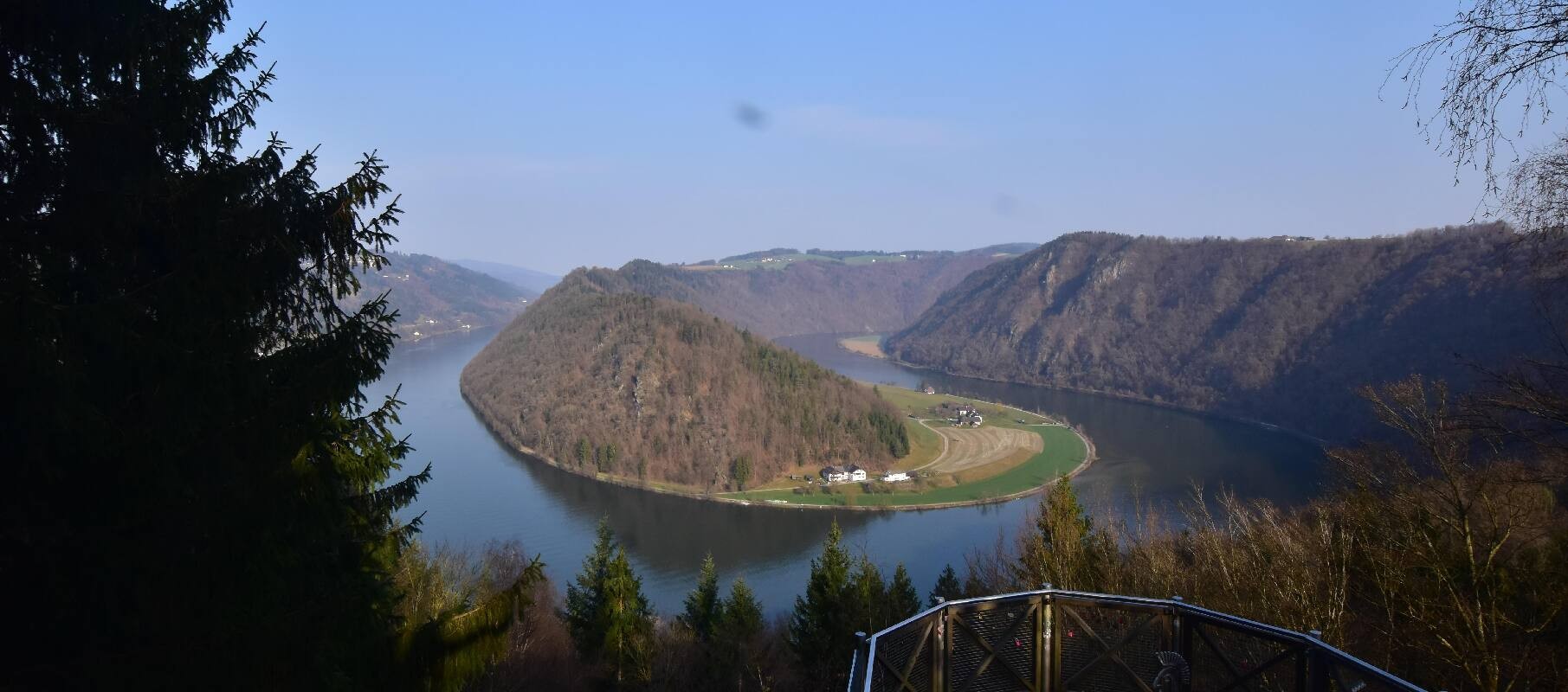 Archiv Foto Webcam Schlögener Schlinge im Oberen Donautal