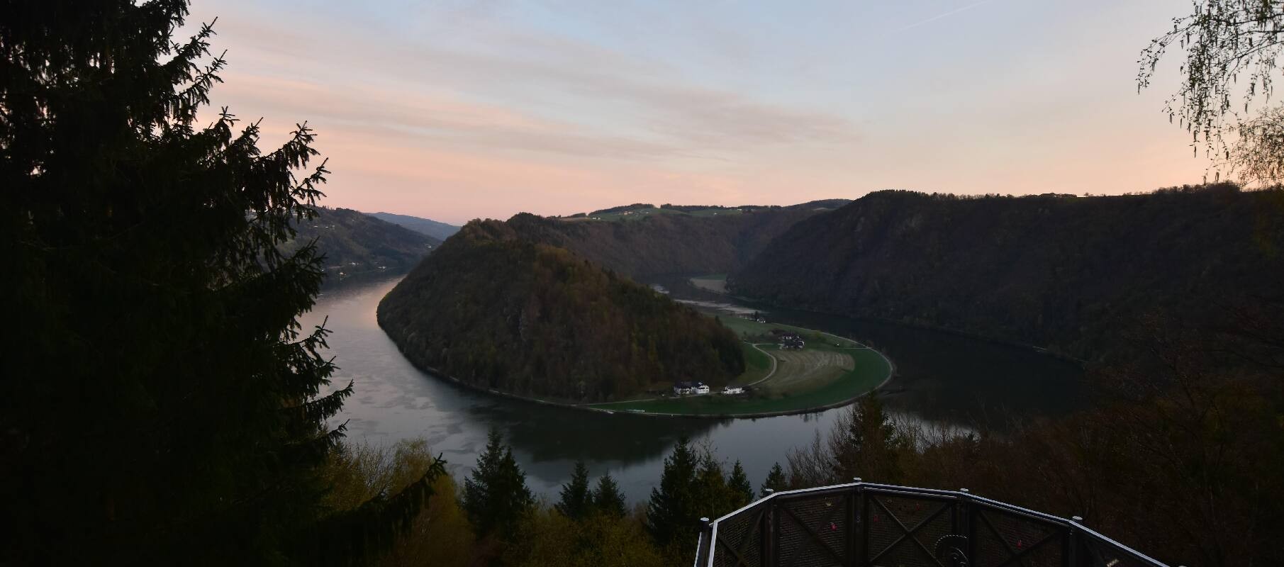 Archiv Foto Webcam Schlögener Schlinge im Oberen Donautal