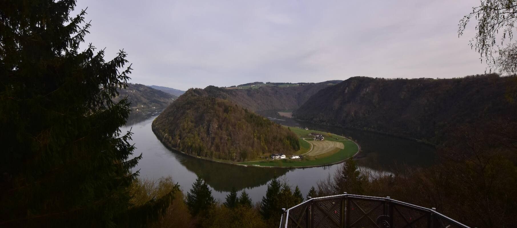 Archiv Foto Webcam Schlögener Schlinge im Oberen Donautal