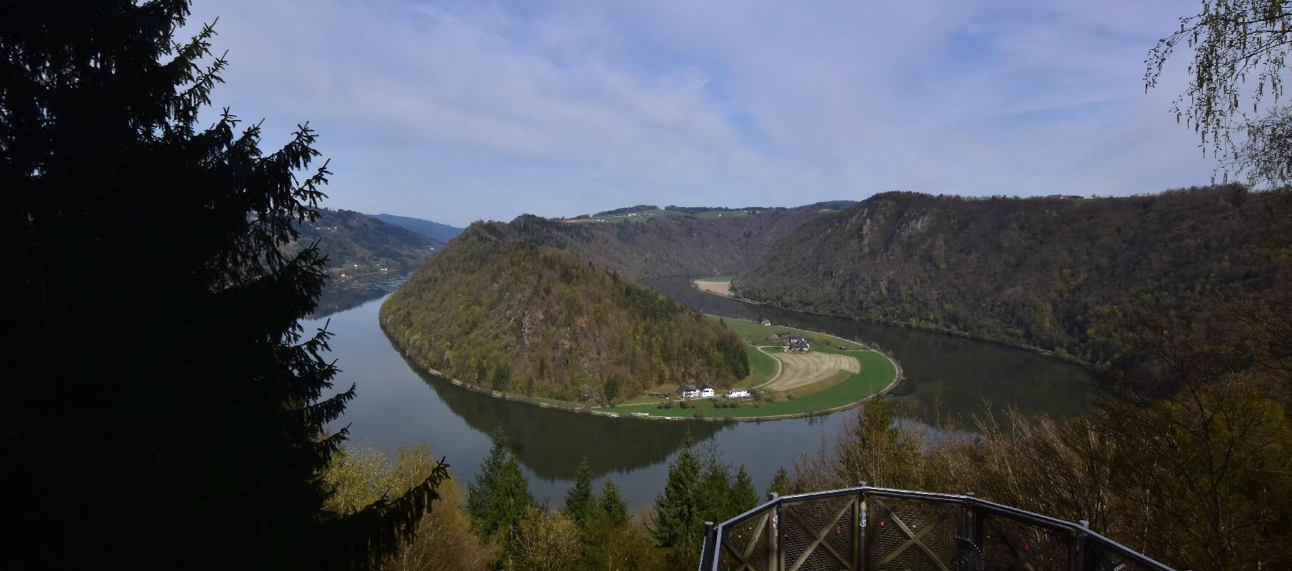 Archiv Foto Webcam Schlögener Schlinge im Oberen Donautal
