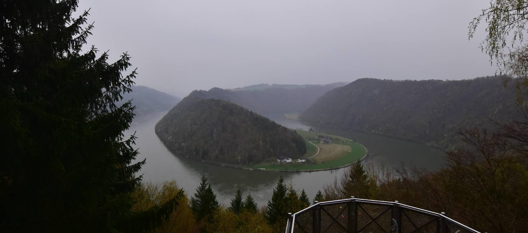 Archiv Foto Webcam Schlögener Schlinge im Oberen Donautal