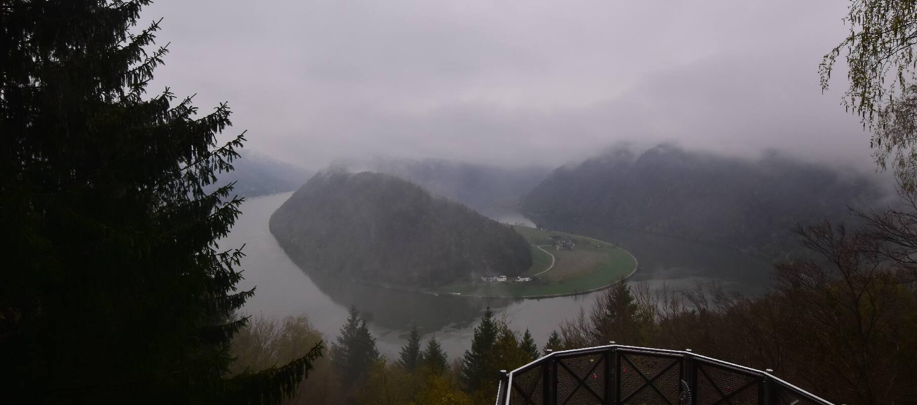 Archiv Foto Webcam Schlögener Schlinge im Oberen Donautal