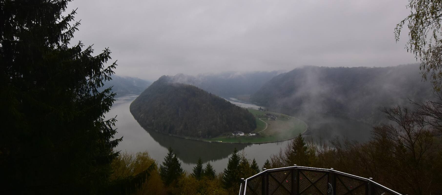 Archiv Foto Webcam Schlögener Schlinge im Oberen Donautal