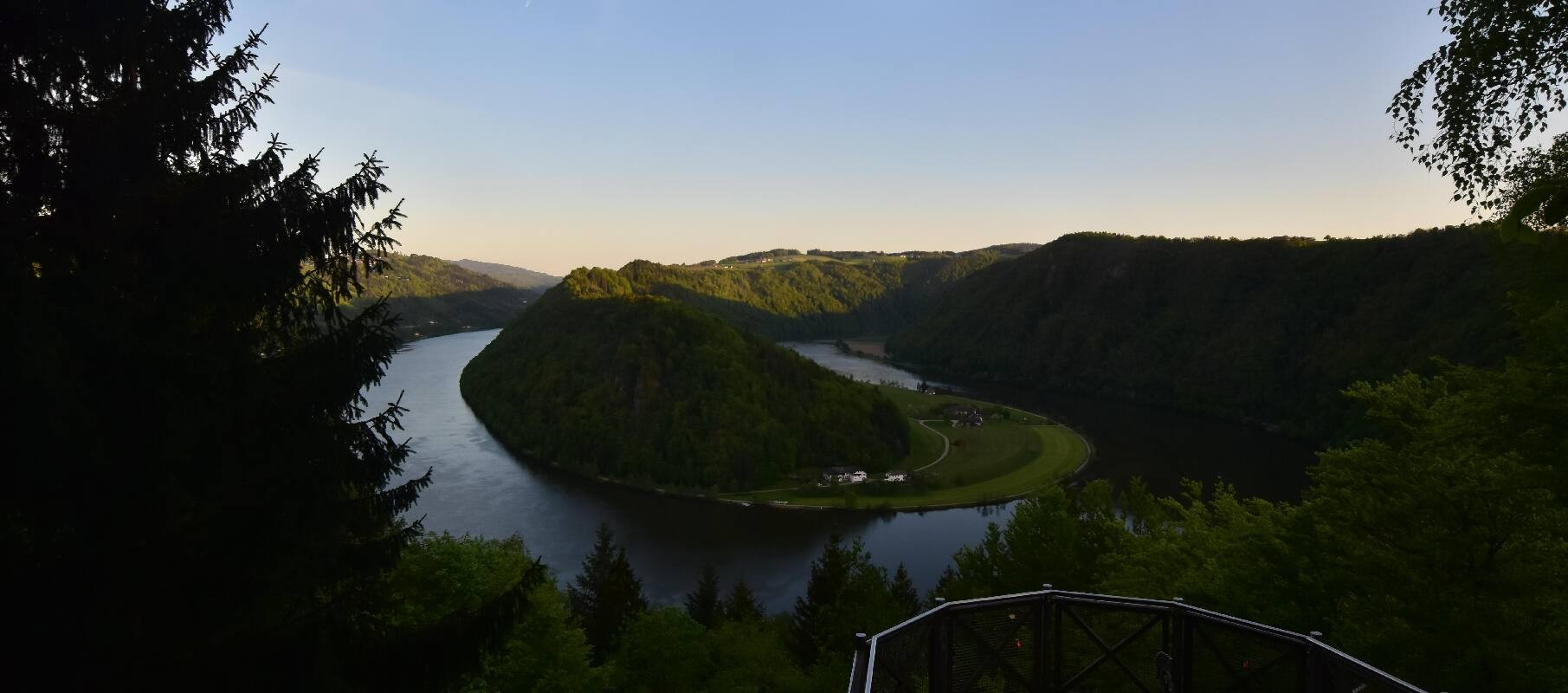 Archiv Foto Webcam Schlögener Schlinge im Oberen Donautal