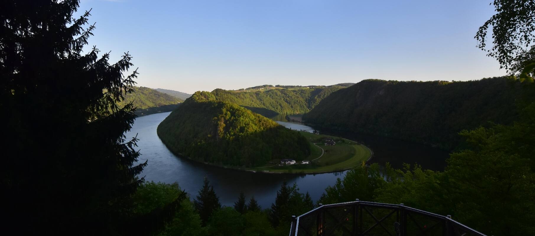 Archiv Foto Webcam Schlögener Schlinge im Oberen Donautal