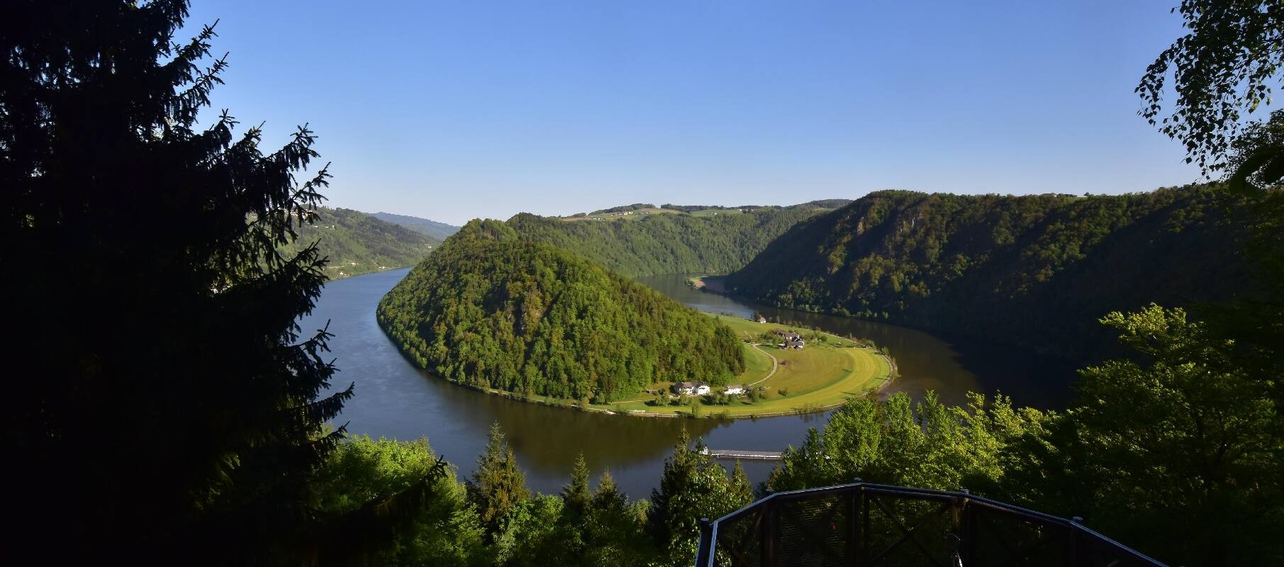 Archiv Foto Webcam Schlögener Schlinge im Oberen Donautal