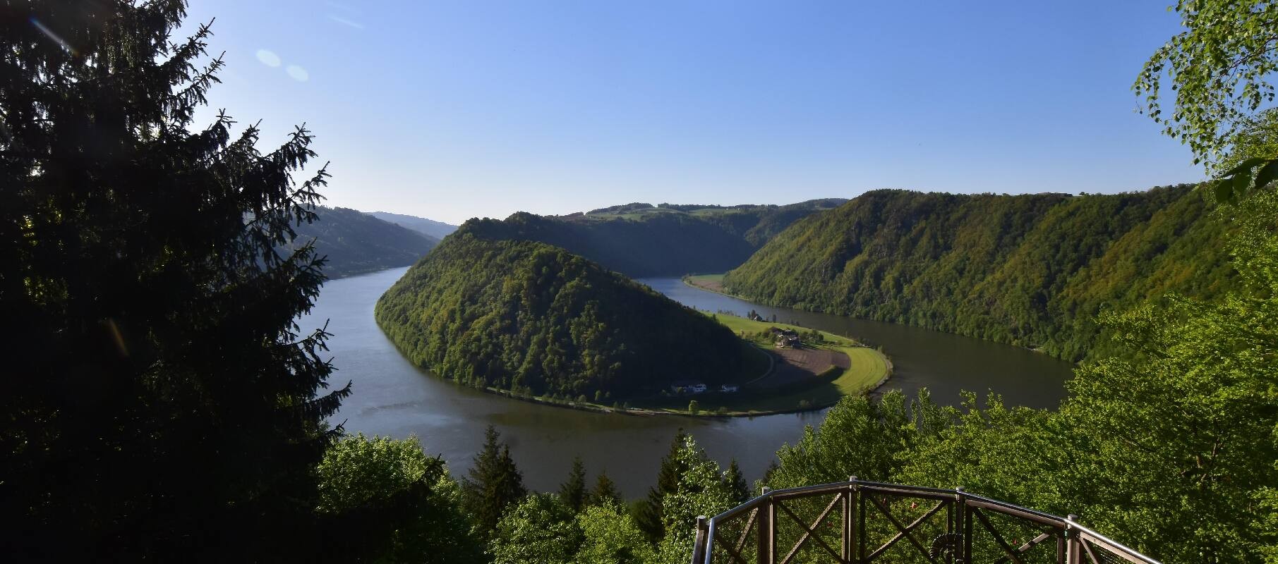 Archived image Webcam Haibach: Schlögener Donauschlinge