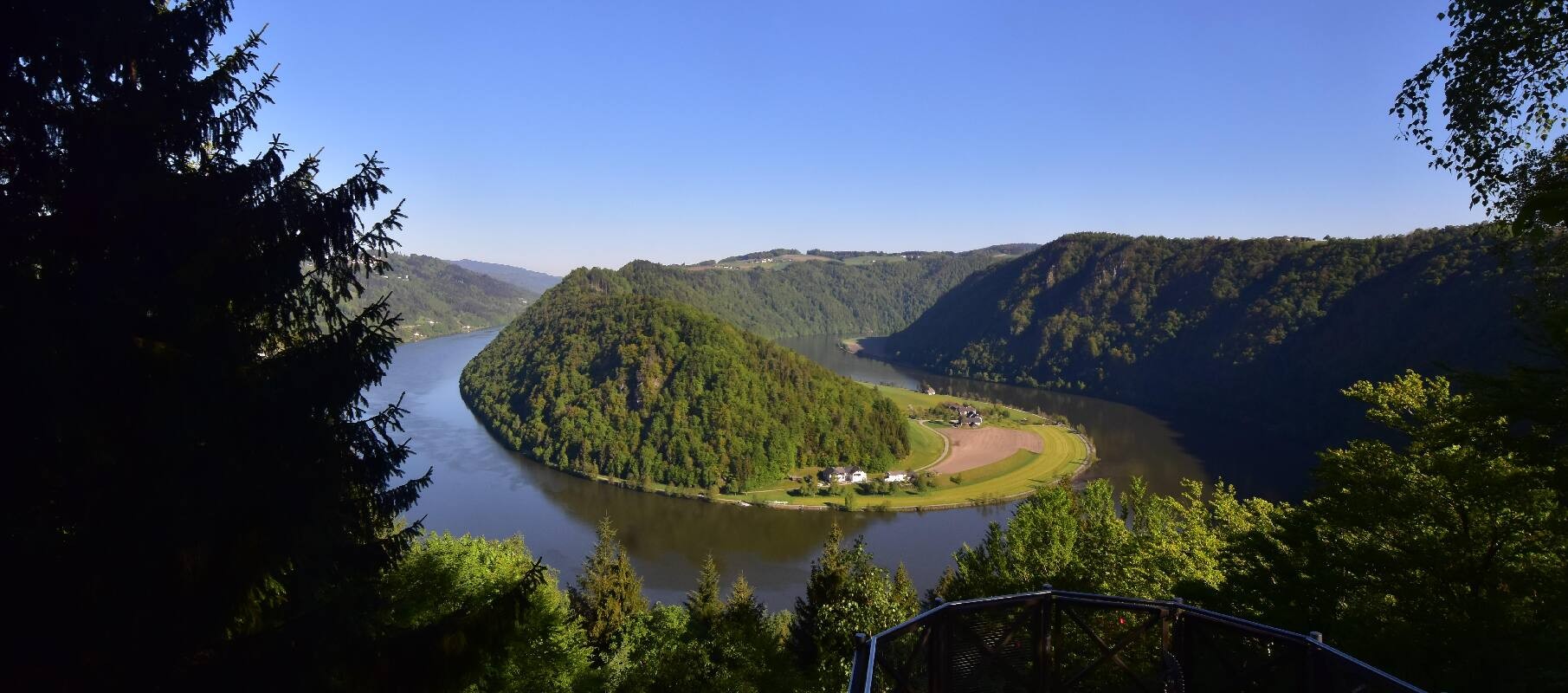 Archiv Foto Webcam Schlögener Schlinge im Oberen Donautal