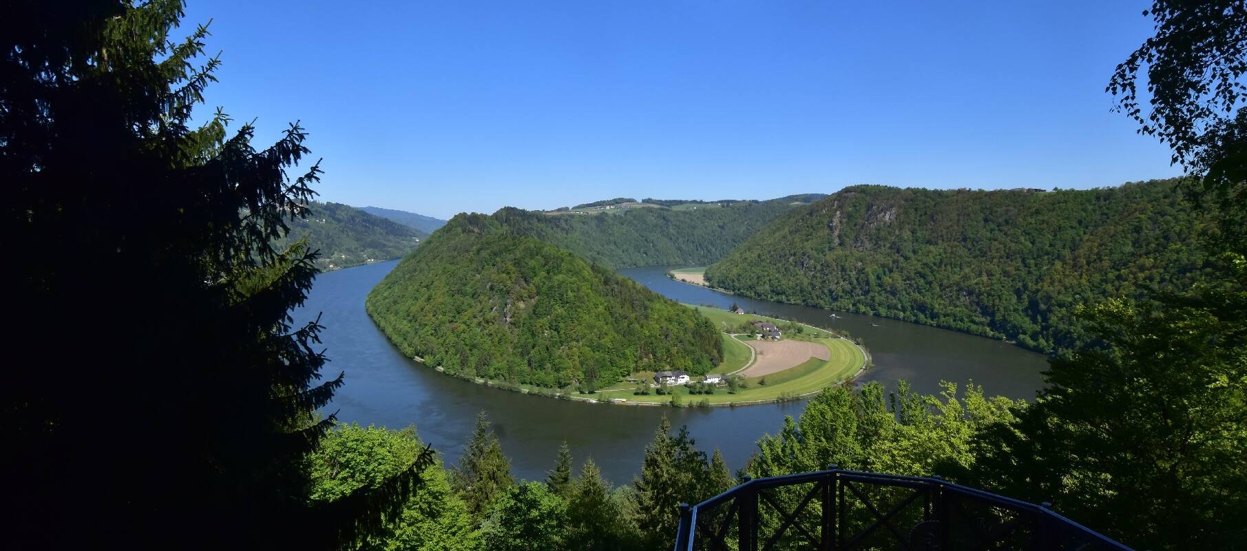 Archiv Foto Webcam Schlögener Schlinge im Oberen Donautal