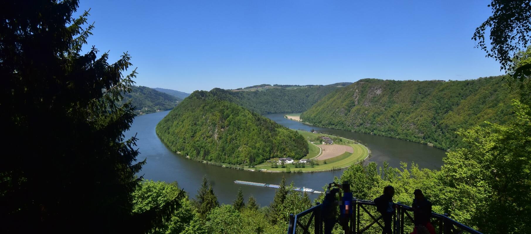 Archiv Foto Webcam Schlögener Schlinge im Oberen Donautal
