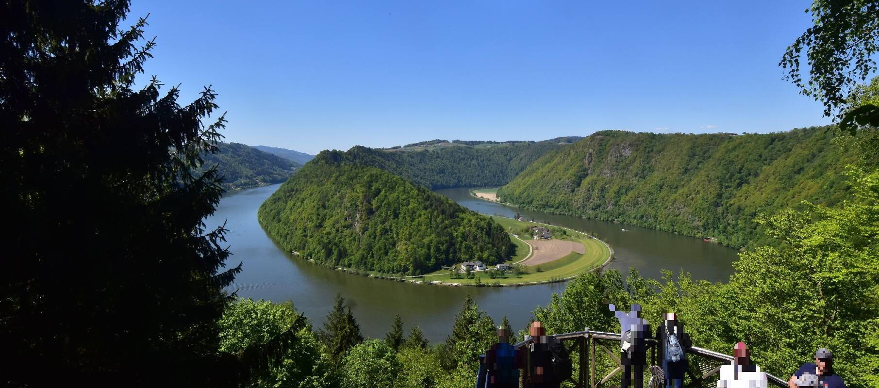 Archiv Foto Webcam Schlögener Schlinge im Oberen Donautal