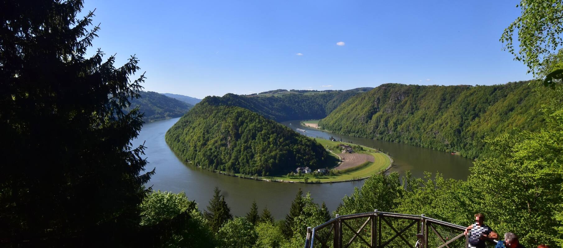 Archiv Foto Webcam Schlögener Schlinge im Oberen Donautal