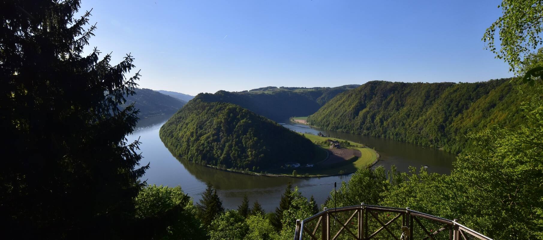 Archiv Foto Webcam Schlögener Schlinge im Oberen Donautal