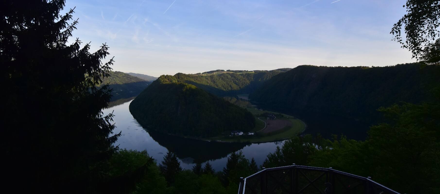Archiv Foto Webcam Schlögener Schlinge im Oberen Donautal