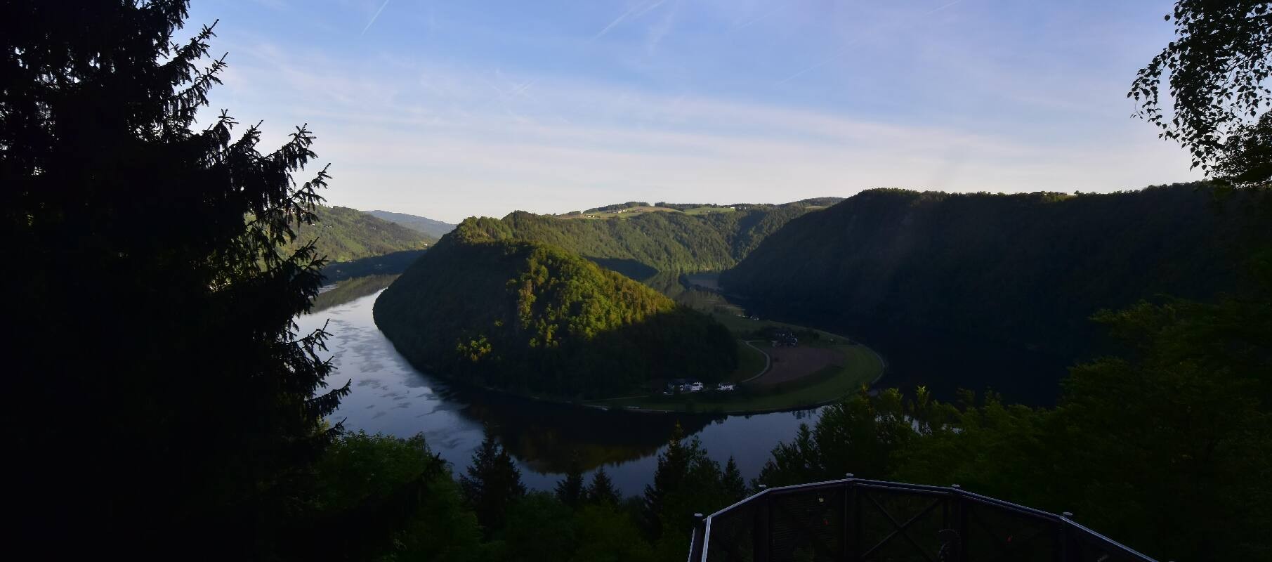Archiv Foto Webcam Schlögener Schlinge im Oberen Donautal