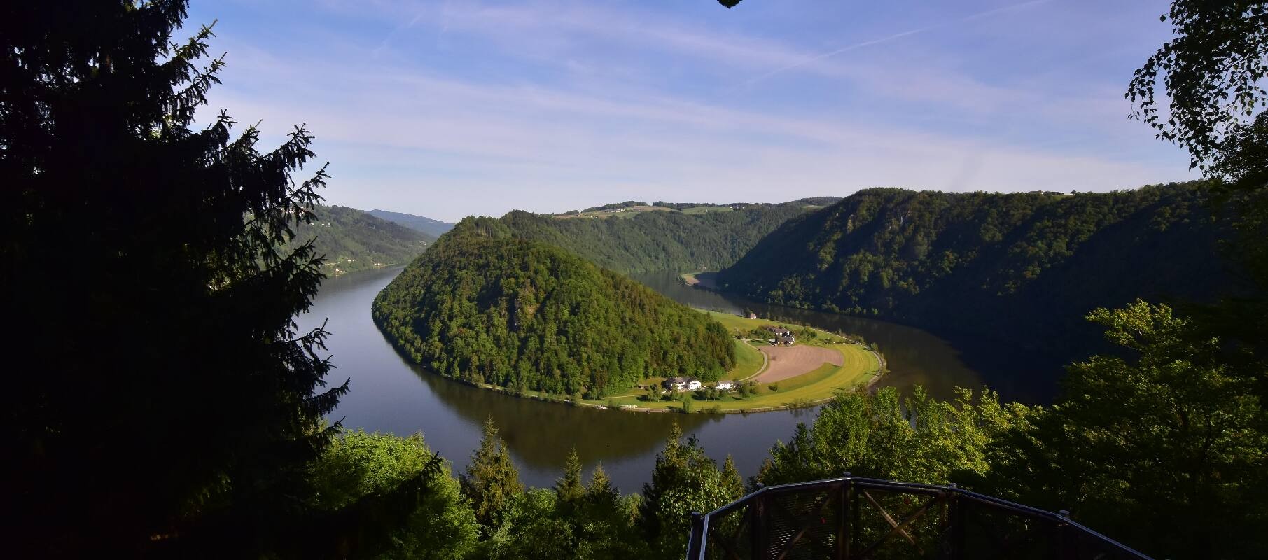 Archiv Foto Webcam Schlögener Schlinge im Oberen Donautal